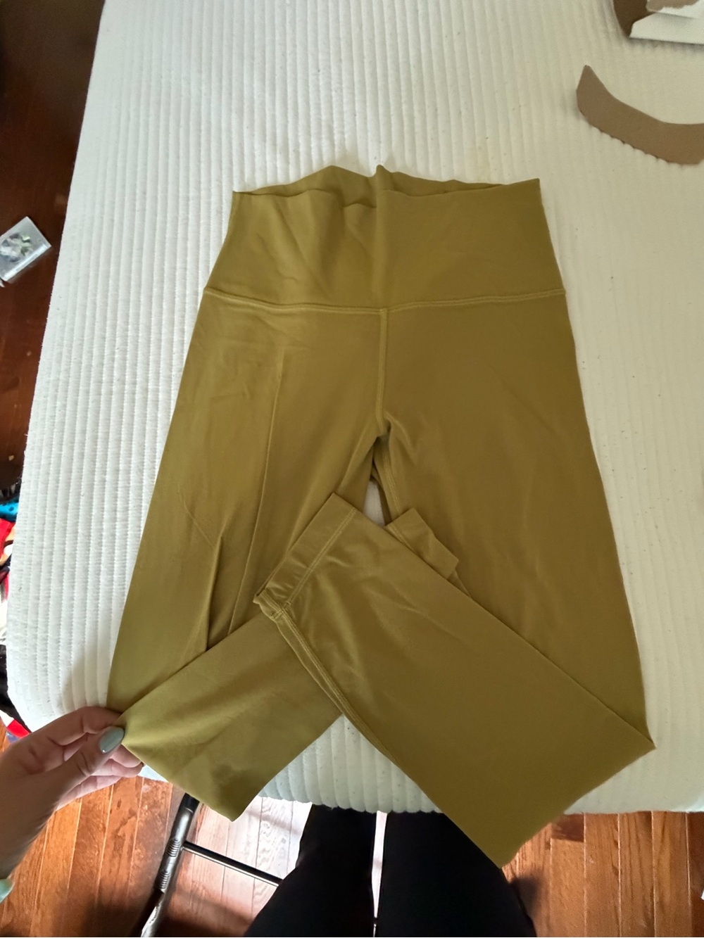 lululemon athletica High-Rise 7/8 Olive Leggings
